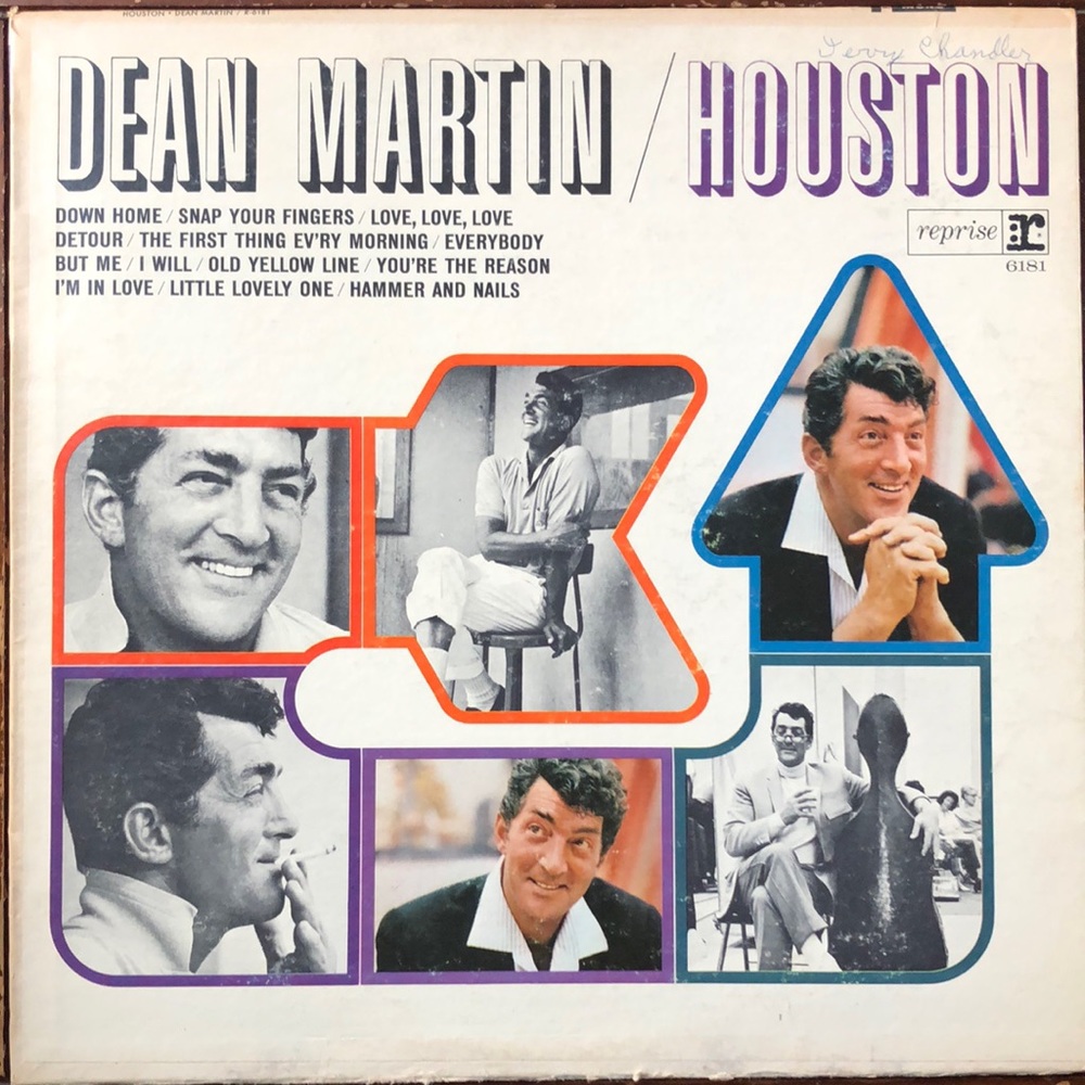Dean Martin Houston Vinyl Lp '65